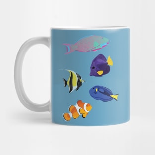 Exotic Fish sticker pack Mug